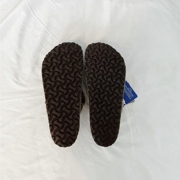 Birkenstock Boston taupe suede mule clogs - Picture 3 of 6